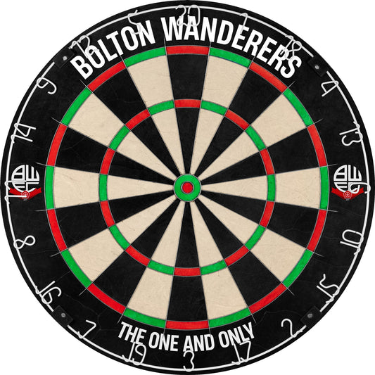 Bolton Wanderers Dartboard - Professional Level - Official Licensed - BWFC