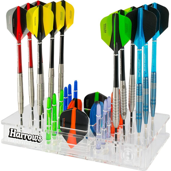 Harrows Darts Station 12 Darts 12 Flights 12 Shafts Organiser