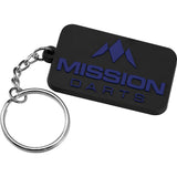 Mission Logo Keyring - Soft PVC Feel Blue