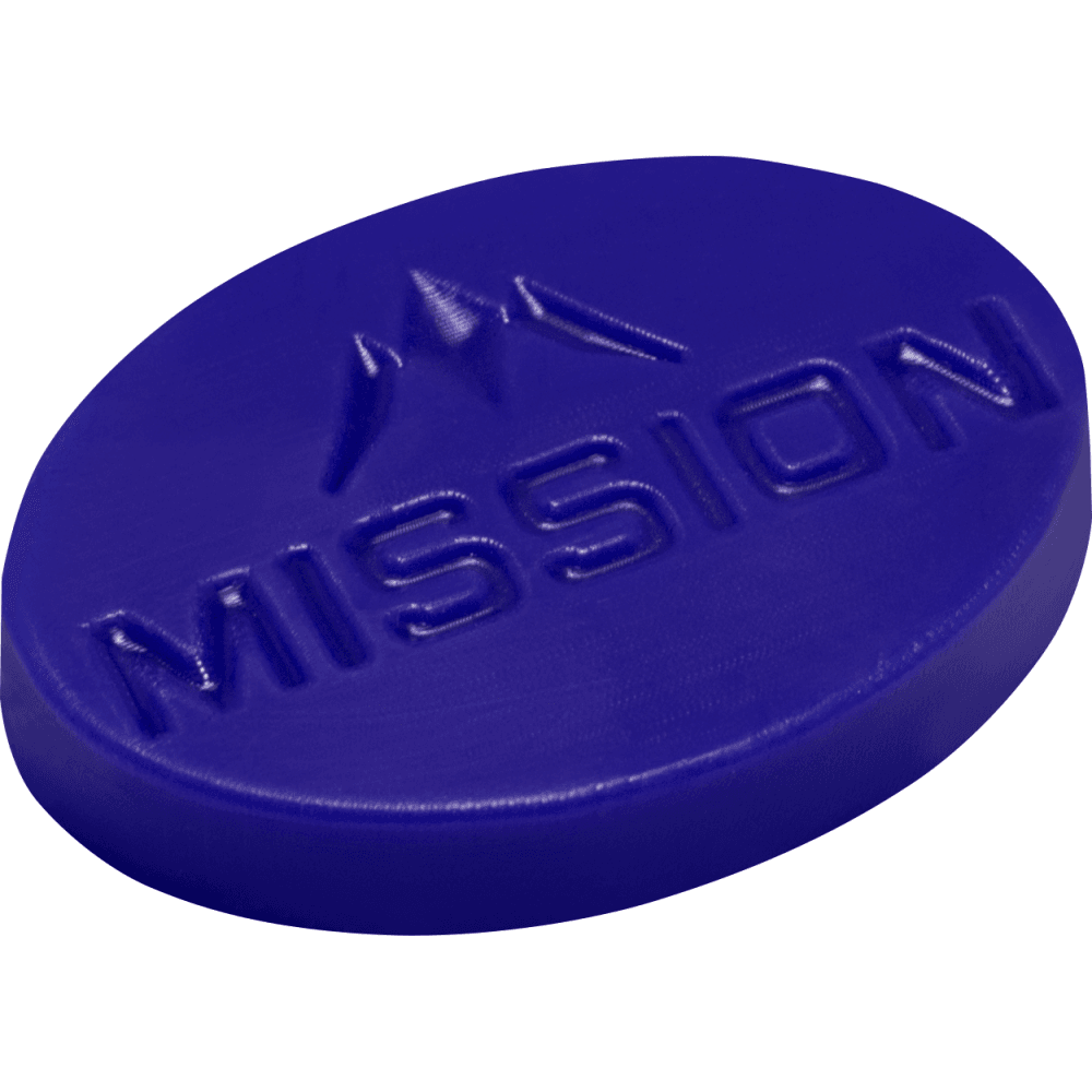 Mission Grip Wax with Logo - Scented - 7mm Blue
