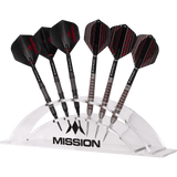 Mission Station 6 - holds 6 darts - Acrylic Darts Display Arc
