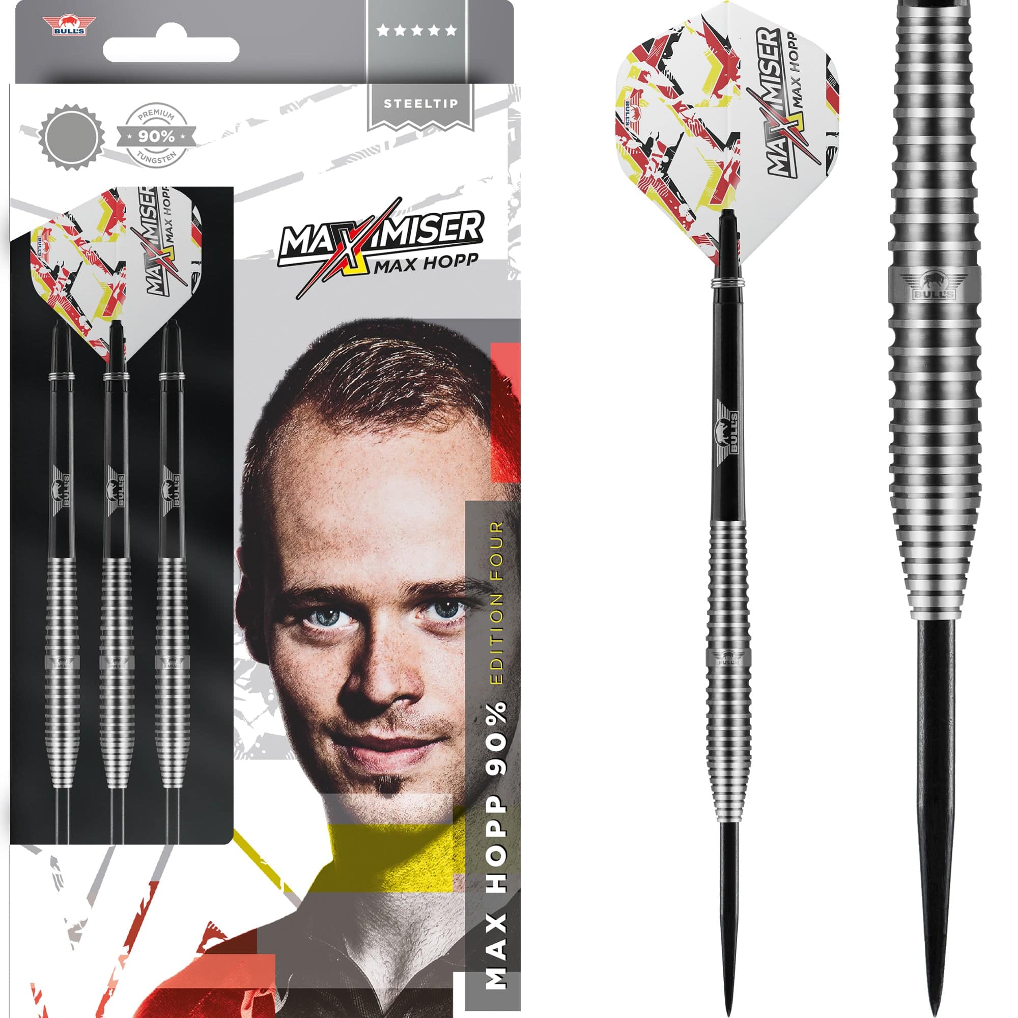 Bulls Max Hopp Darts - Steel Tip - 90% - Maximiser - Edition 4