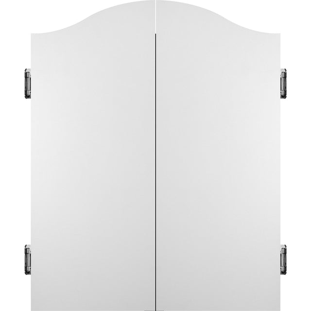 Mission Dartboard Cabinet - Deluxe Quality - Plain White