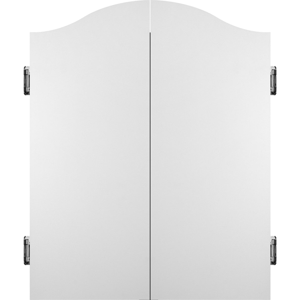 Mission Dartboard Cabinet - Deluxe Quality - Plain White