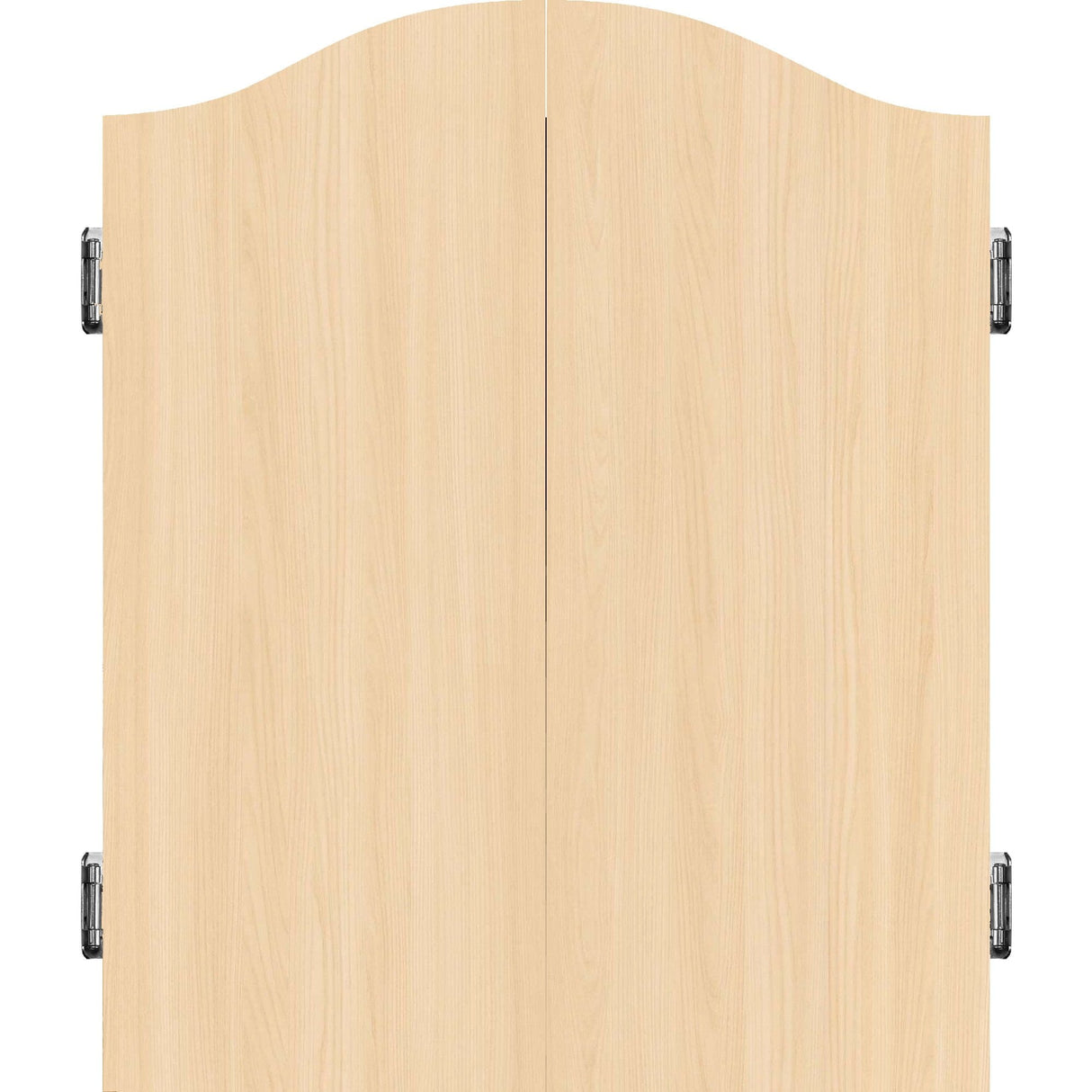 Mission Dartboard Cabinet - Deluxe Quality - Plain Light Oak