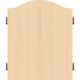 Mission Dartboard Cabinet - Deluxe Quality - Plain Light Oak