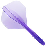 Condor Dart Flights - Zero Stress - Standard - Clear Purple Medium