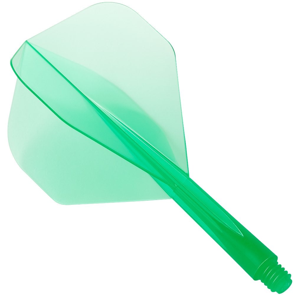 Condor Dart Flights - Zero Stress - Standard - Clear Green Short