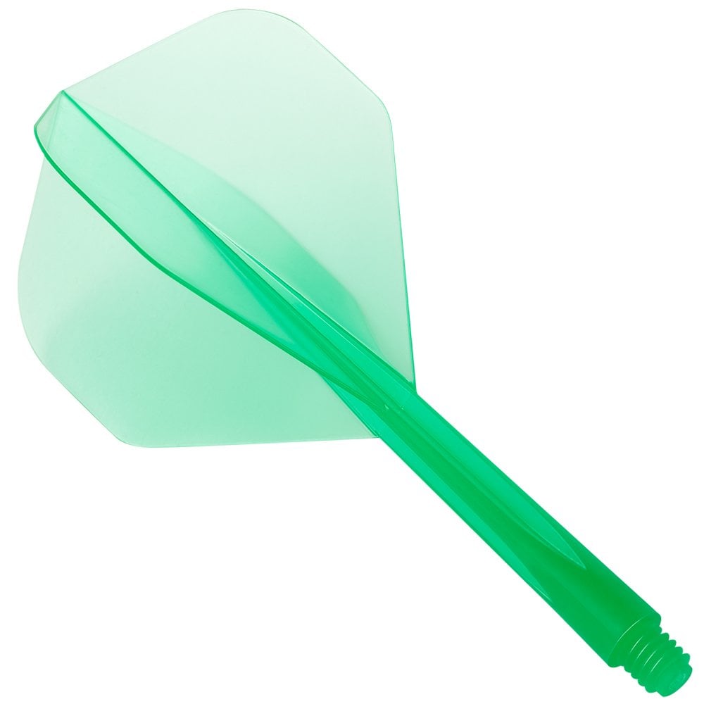 Condor Dart Flights - Zero Stress - Standard - Clear Green Medium