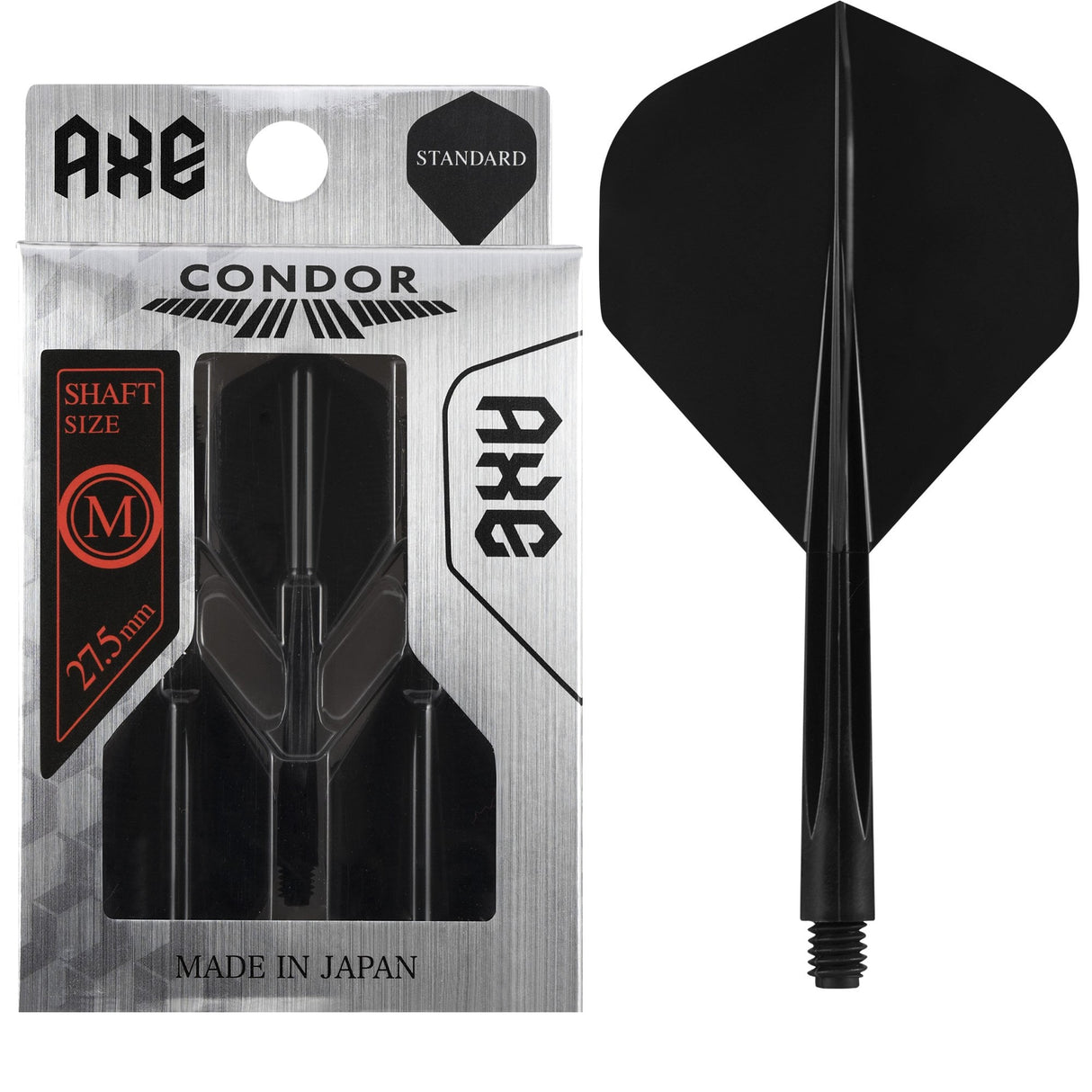 Condor AXE Dart Flights - Standard - Black