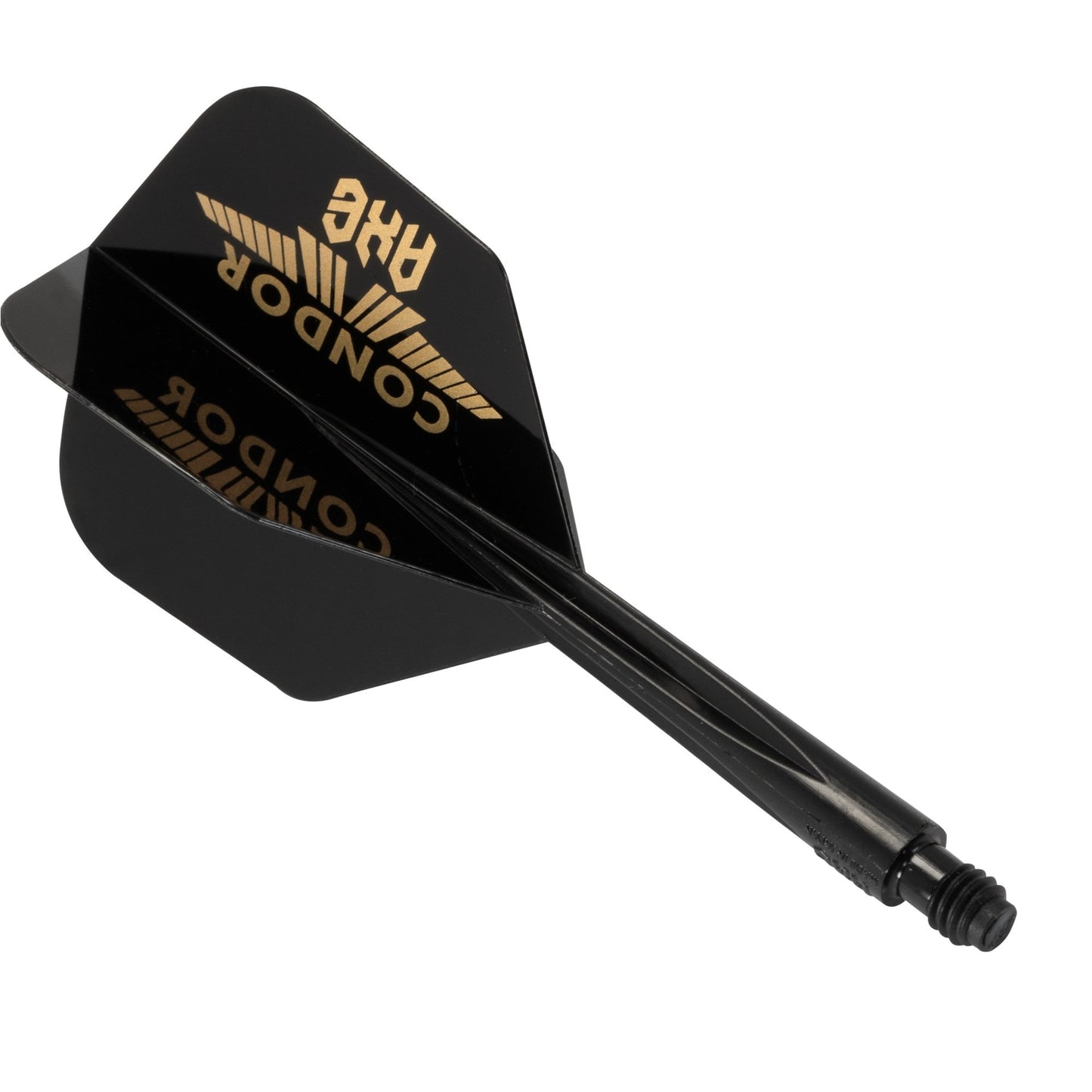 Condor AXE Logo Dart Flights - Small - Black & Gold Medium