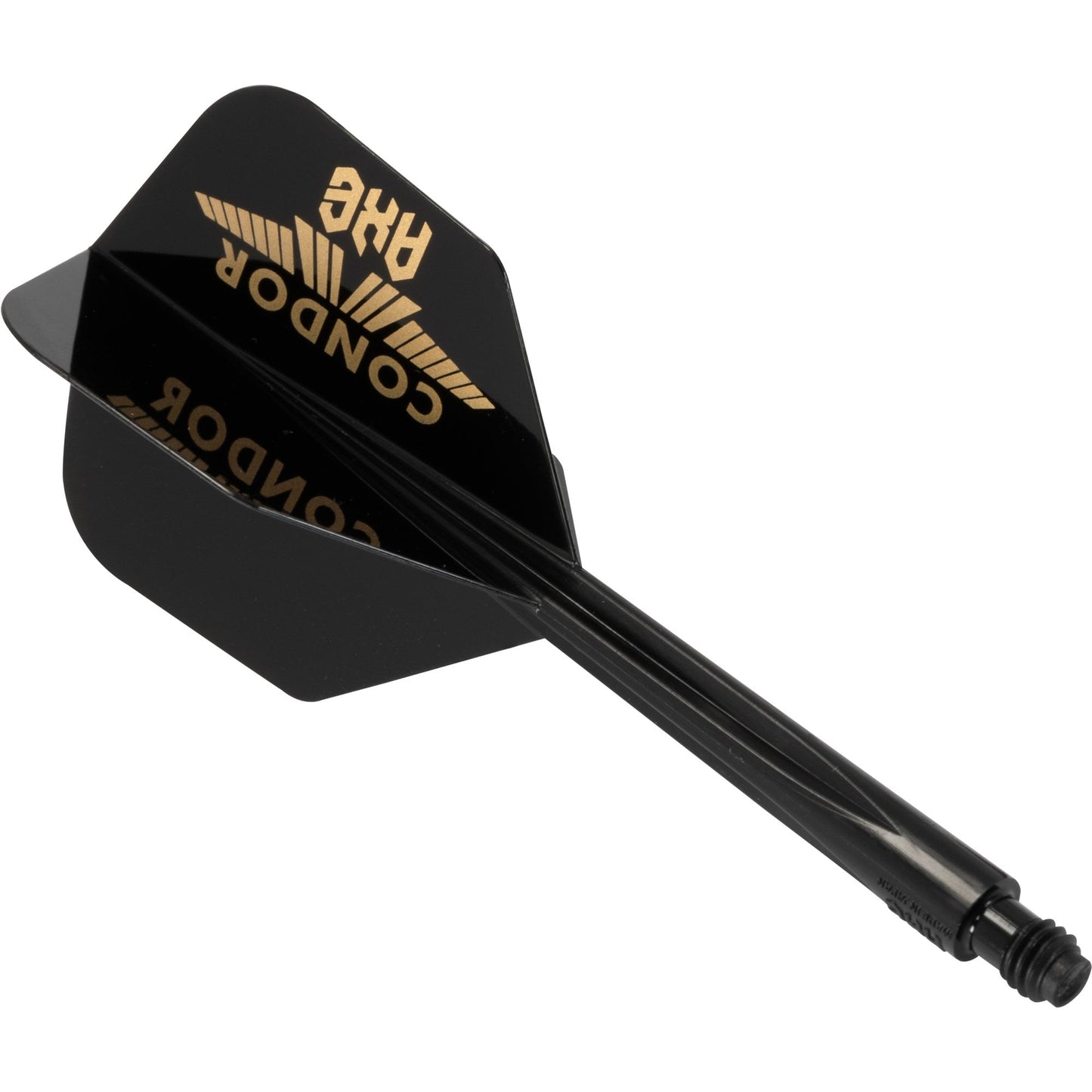 Condor AXE Logo Dart Flights - Small - Black & Gold Long