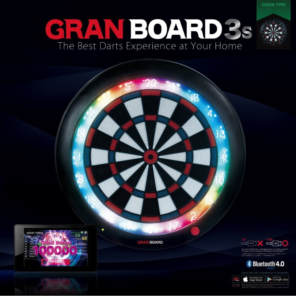 Granboard 3S - Professional Electronic - Soft Tip Dartboard