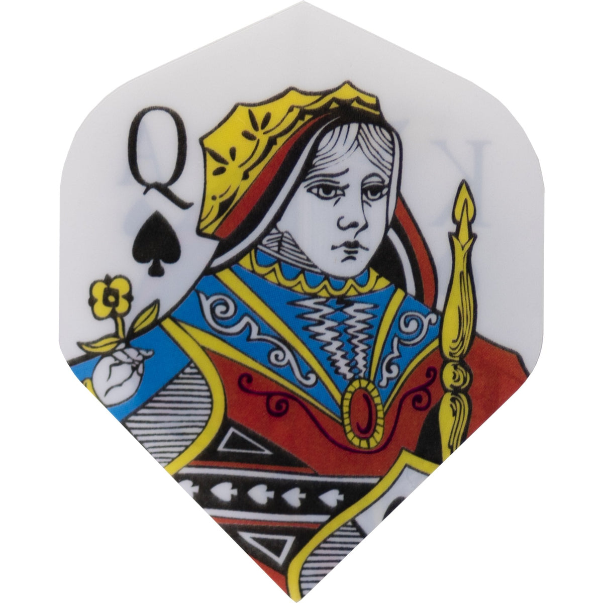 Designa Dart Flights Metronic Std Jack & Queen Spades Darts