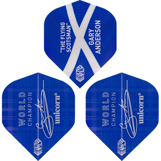 Unicorn Ultrafly Dart Flights - 100 - Big Wing - Gary Anderson