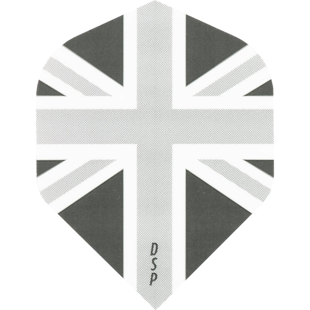 Designa Dart Flights - Std - Union Jack - Grey