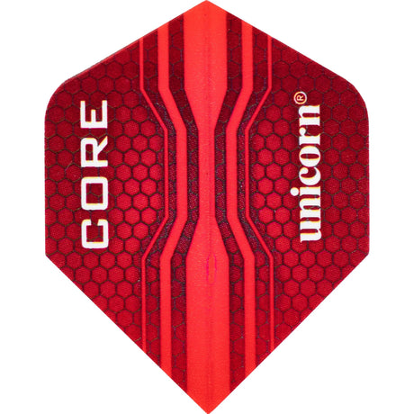 Unicorn Core 75 Dart Flights - Plus Std - Core - Red