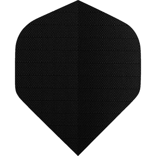 Designa Dart Flights - Fabric Rip Stop Nylon - Longlife - Std No2 Black