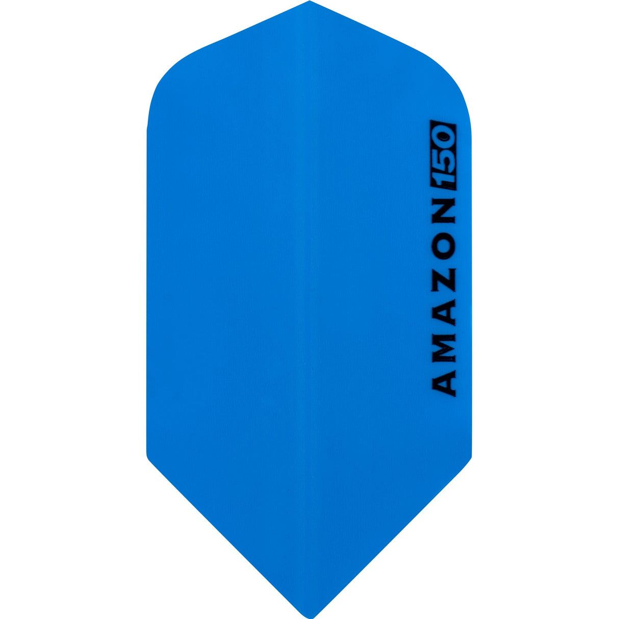 Amazon Dart Flights - 150 Micron - Ultra Strong - Slim - Black and Blue Blue