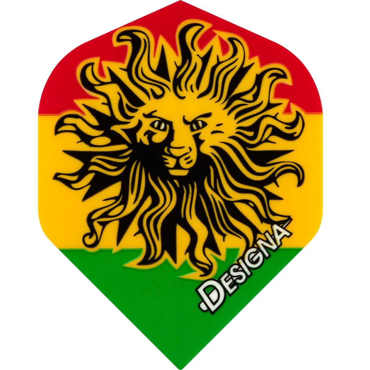 Designa Dart Flights - Extra Strong - Std - Jamaica - Lion