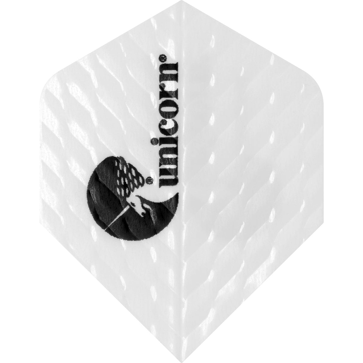Unicorn Q Dart Flights - Q.75 - Plus Std - Logo - Black