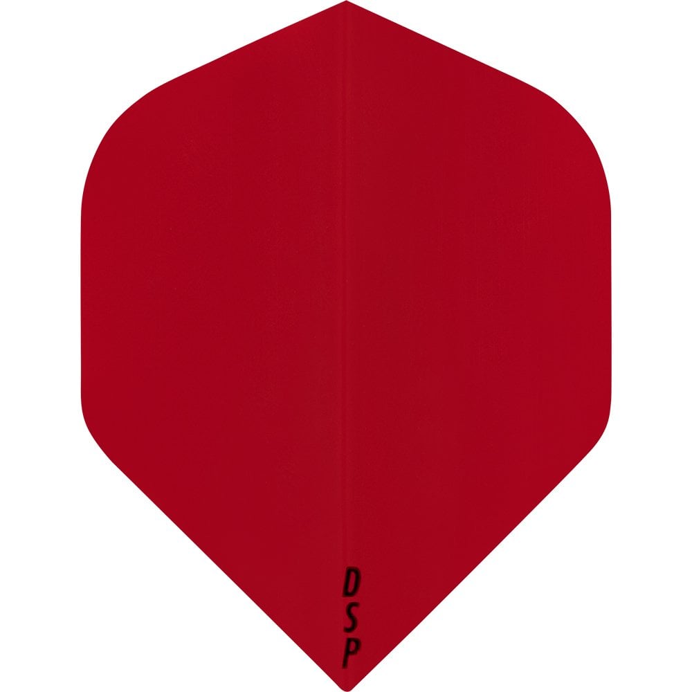 Dart Flights - Poly Plain Original - Std Red