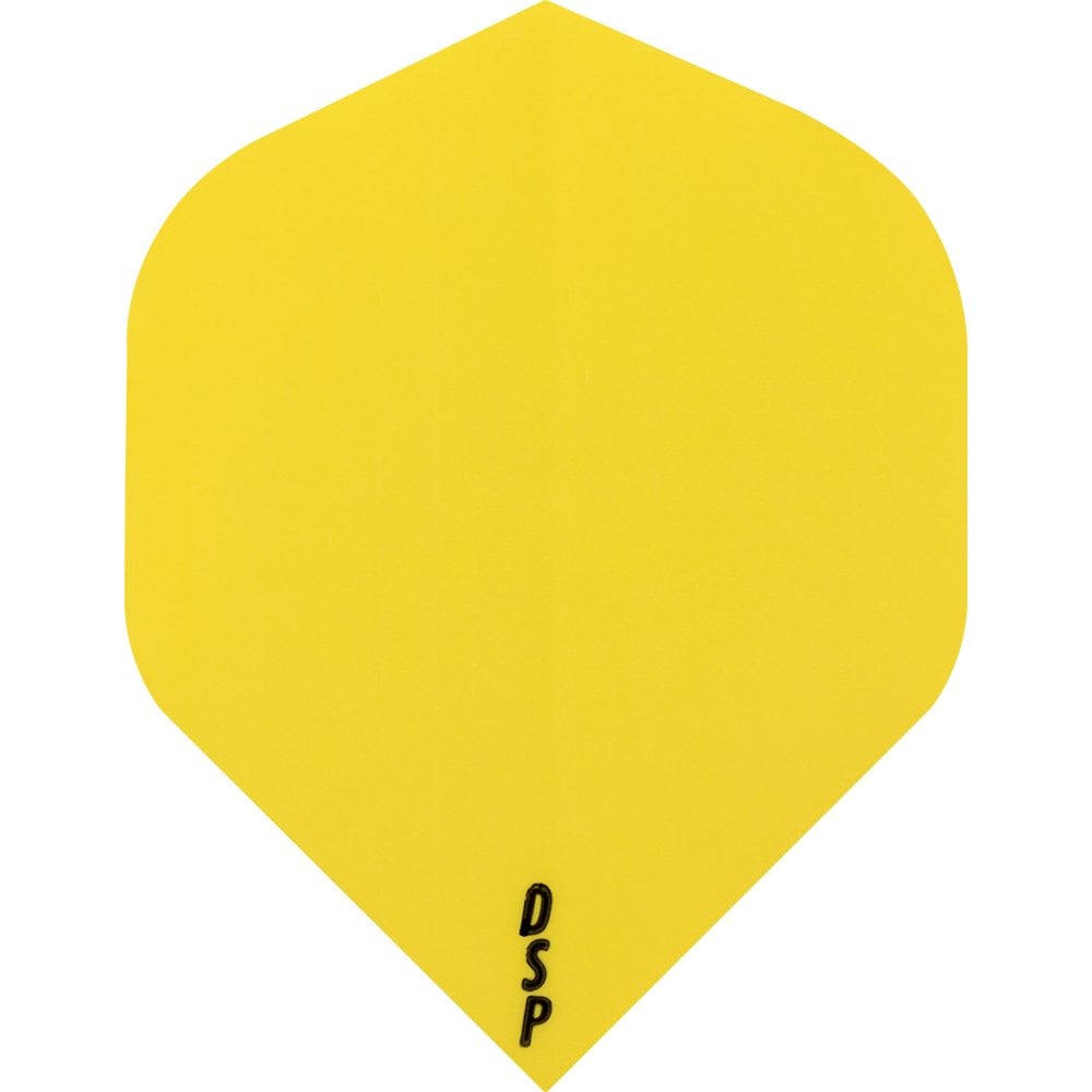 Dart Flights - Poly Plain Original - Std Yellow