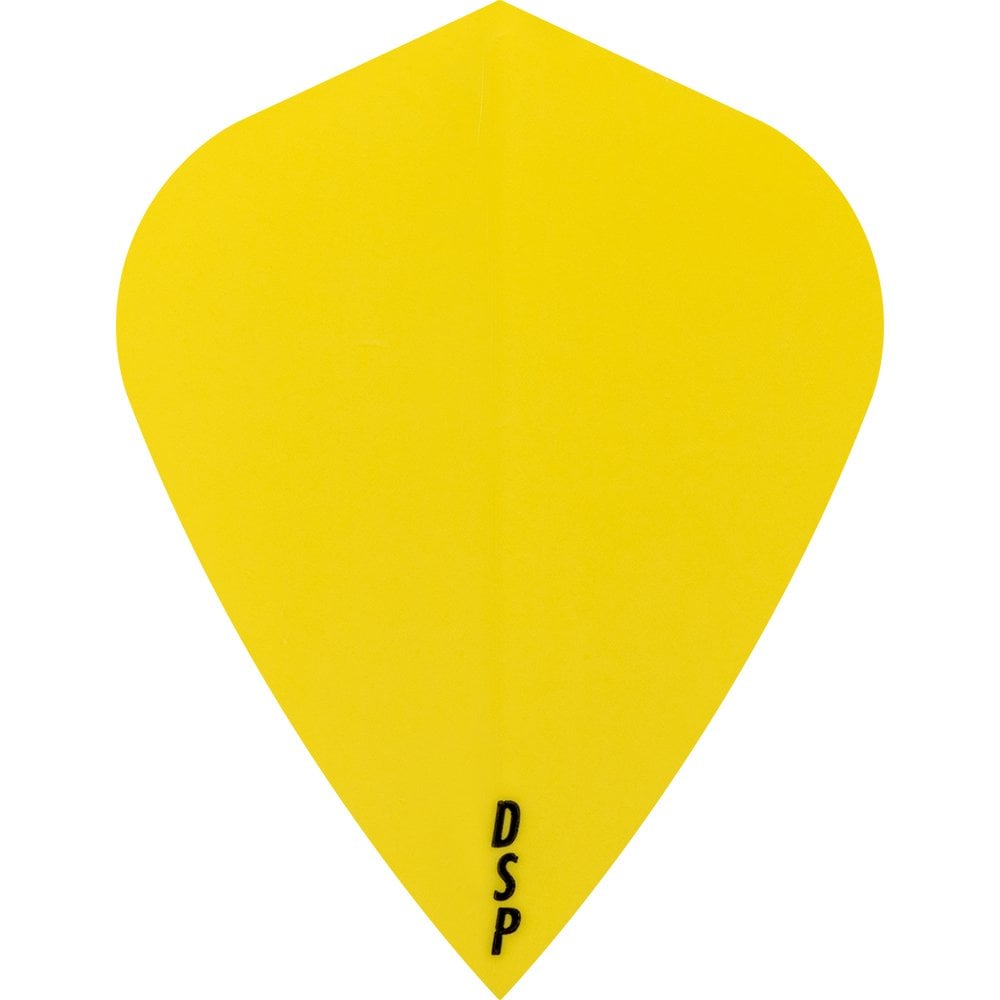 Dart Flights - Poly Plain Original - Kite Yellow