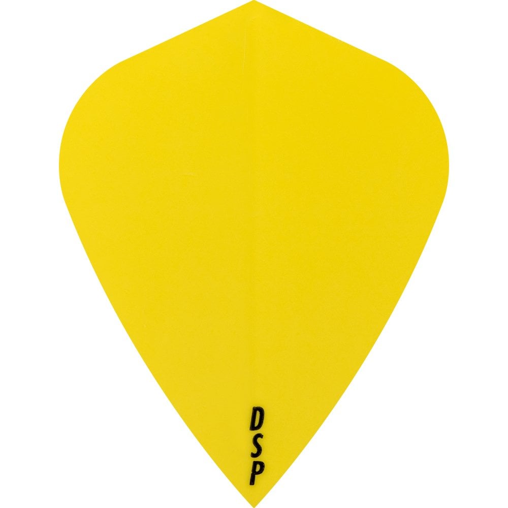 Dart Flights - Poly Plain Original - Kite Yellow