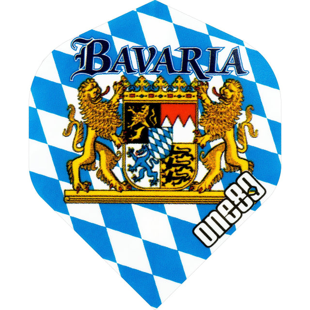 One80 Dart Flights - Picture Flights - Std - Bavaria