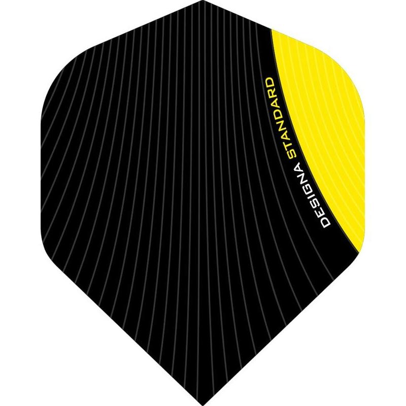 Designa Infusion Dart Flights - 100 Micron - Std Yellow