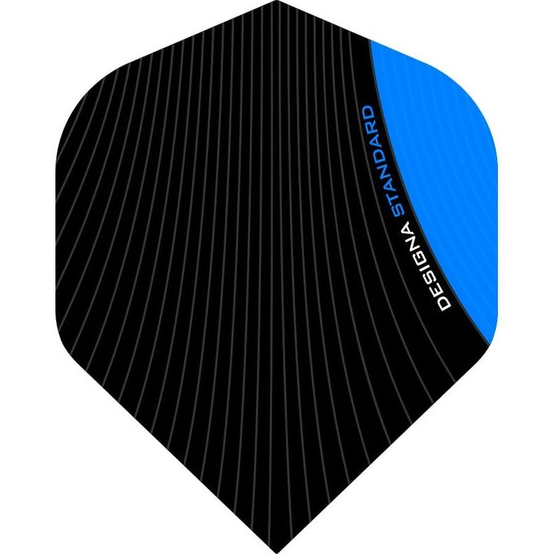 Designa Infusion Dart Flights - 100 Micron - Std Aqua Blue