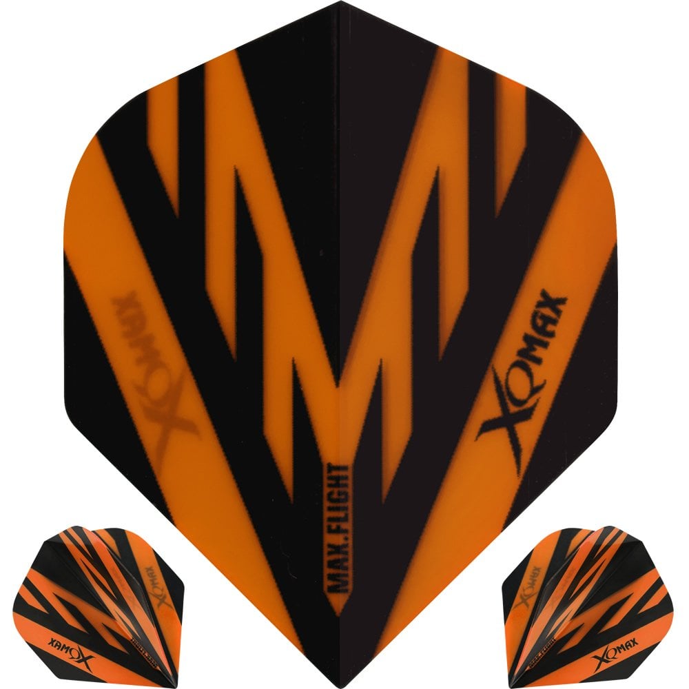 XQMax Dart Flights - Max Flight - 100 - Std Orange