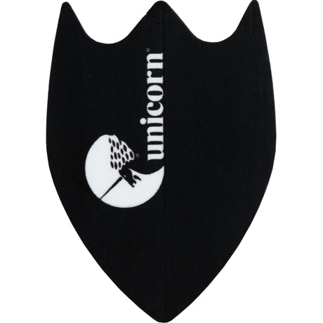 Unicorn Maestro Dart Flights - 100 Micron - Fin - Unicorn Logo - Black