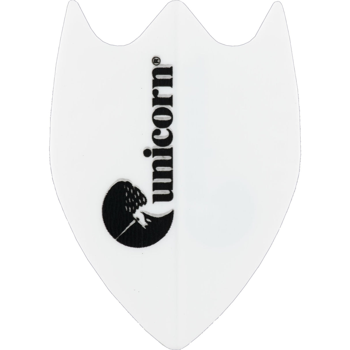 Unicorn Maestro Dart Flights - 100 Micron - Fin - Unicorn Logo - Black