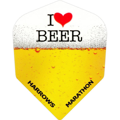 Harrows Dart Flights - Marathon - Extra Strong - Std - I Love Beer