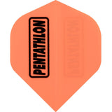 Dart Flights - Pentathlon Colours - Extra Strong - Std Orange