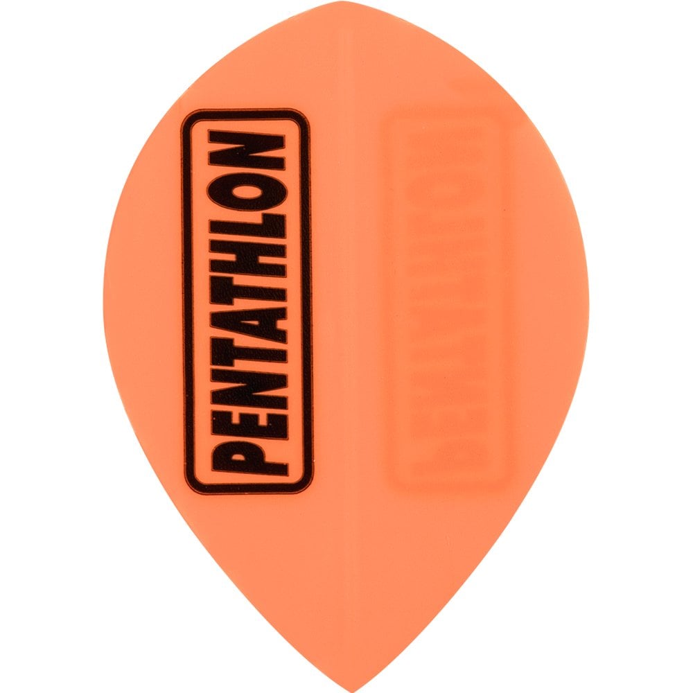 Dart Flights - Pentathlon Colours - Extra Strong - Pear Orange