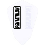 Dart Flights - Pentathlon Colours - Extra Strong - Fantail White
