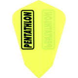 Dart Flights - Pentathlon Colours - Extra Strong - Fantail Yellow