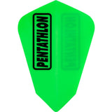Dart Flights - Pentathlon Colours - Extra Strong - Fantail Green