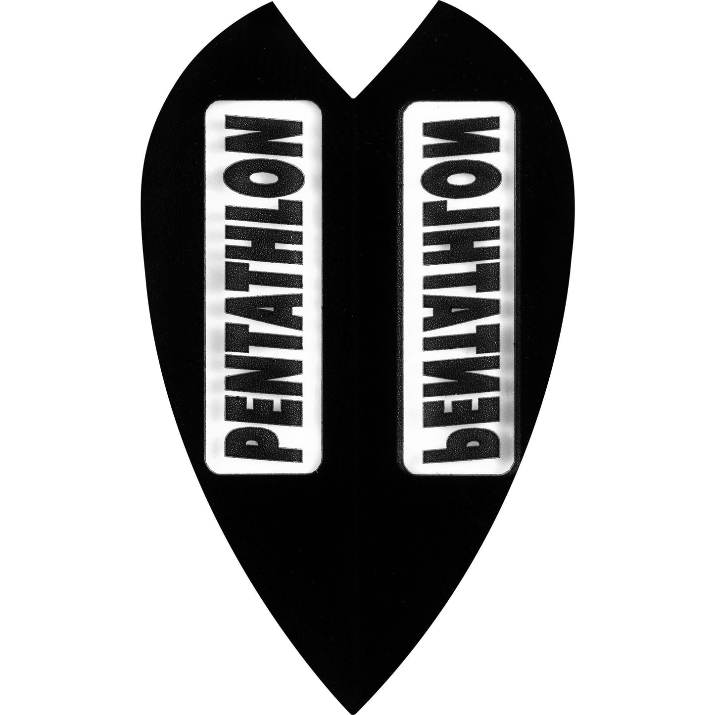 Dart Flights - Pentathlon Colours - Extra Strong - Mini Black
