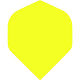 Dart Flights - Poly Plain Fluoresent - Std - Fluro Fluro Yellow
