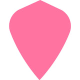 Dart Flights - Poly Plain Fluoresent - Kite - Fluro Fluro Pink