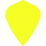 Dart Flights - Poly Plain Fluoresent - Kite - Fluro Fluro Yellow