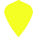 Dart Flights - Poly Plain Fluoresent - Kite - Fluro Fluro Yellow