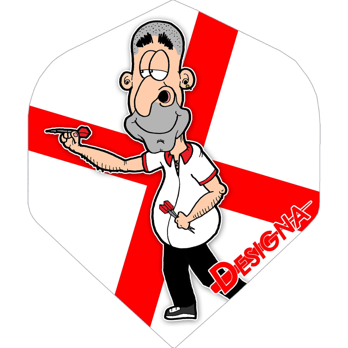 *Dart Flights - Designa Patriot - Extra Strong - Std