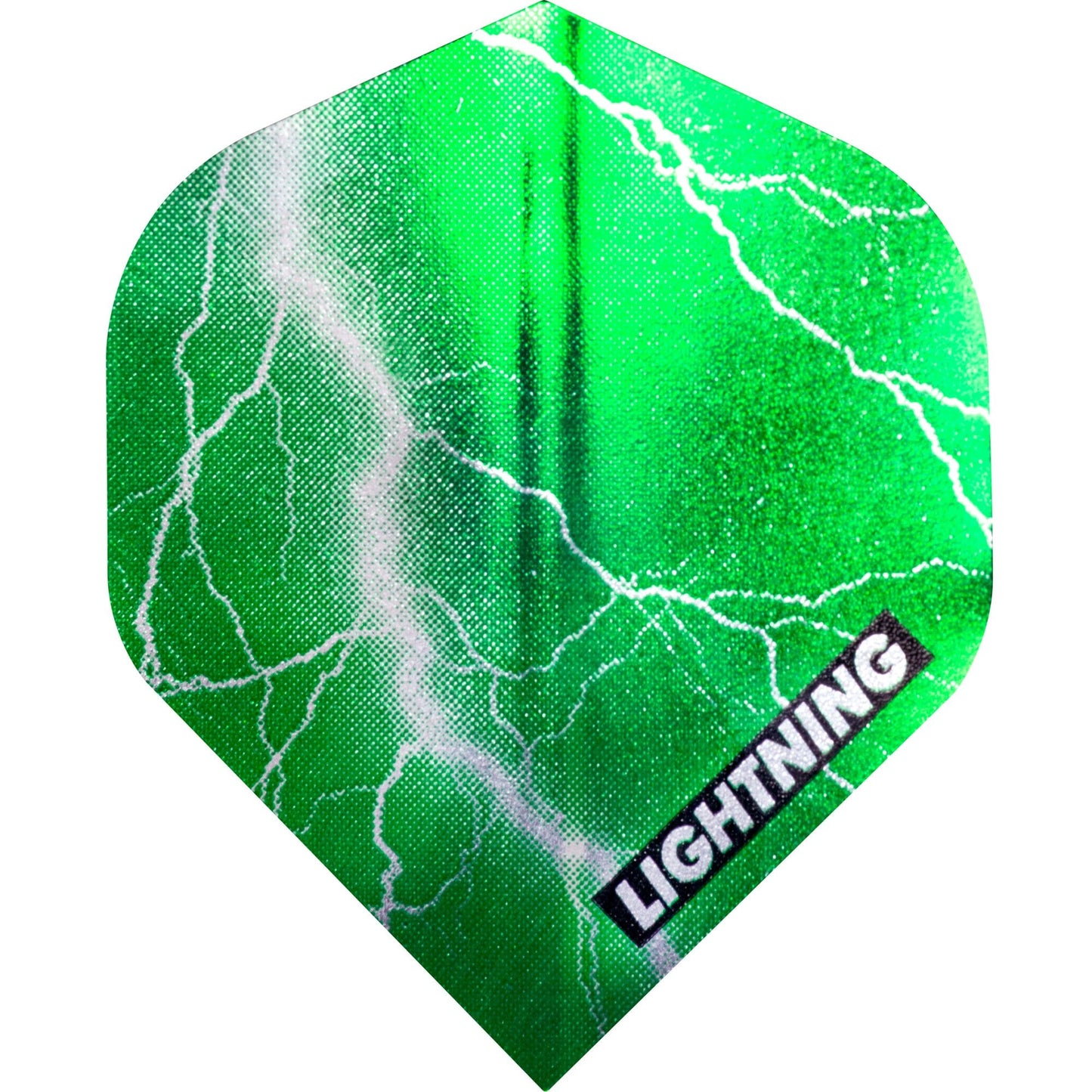 McKicks Lightning Dart Flights - Metallic - Std Green