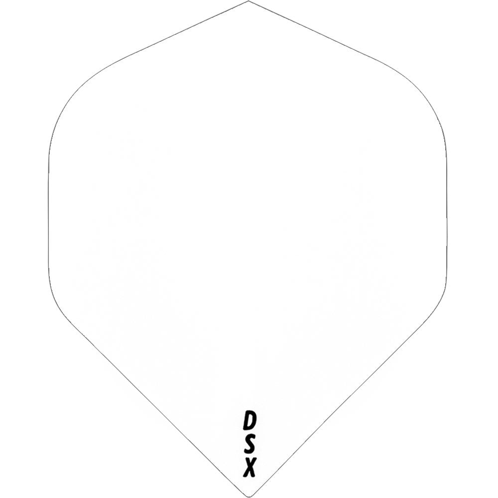 Designa DSX100 Dart Flights - No2 - Std White