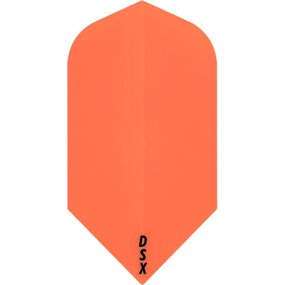 Designa DSX100 Dart Flights - Slim Orange